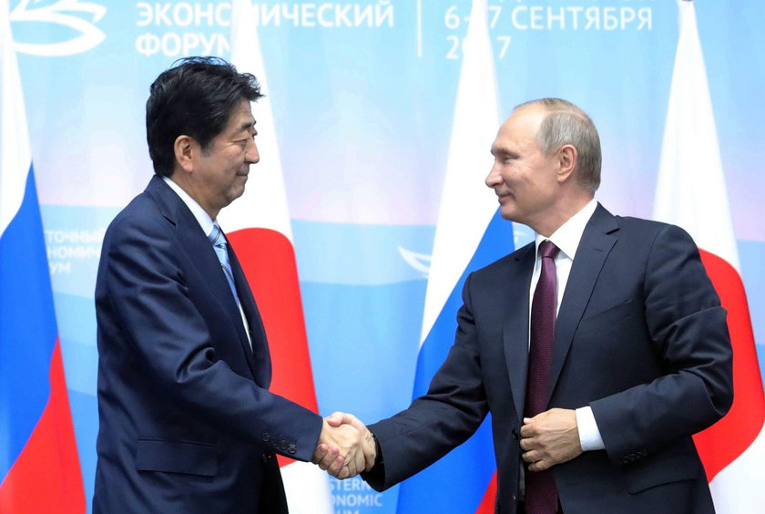 Władimir Putin i Shinzo Abe