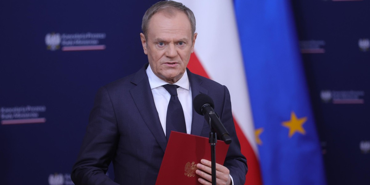 Premier Donald Tusk. 