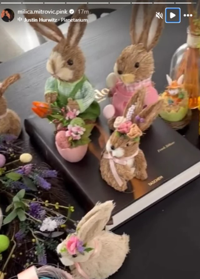 Milica Mitrović pokazala atmosferu pred Uskrs
