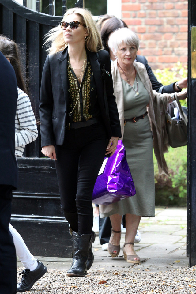 Kate Moss z babcią