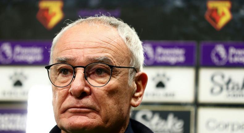 Watford have sacked boss Claudio Ranieri Creator: Adrian DENNIS