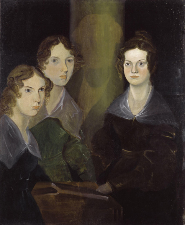 Anne, Emily i Charlotte Brontë. Obraz ich brata Branwella (ok. 1834 r.)