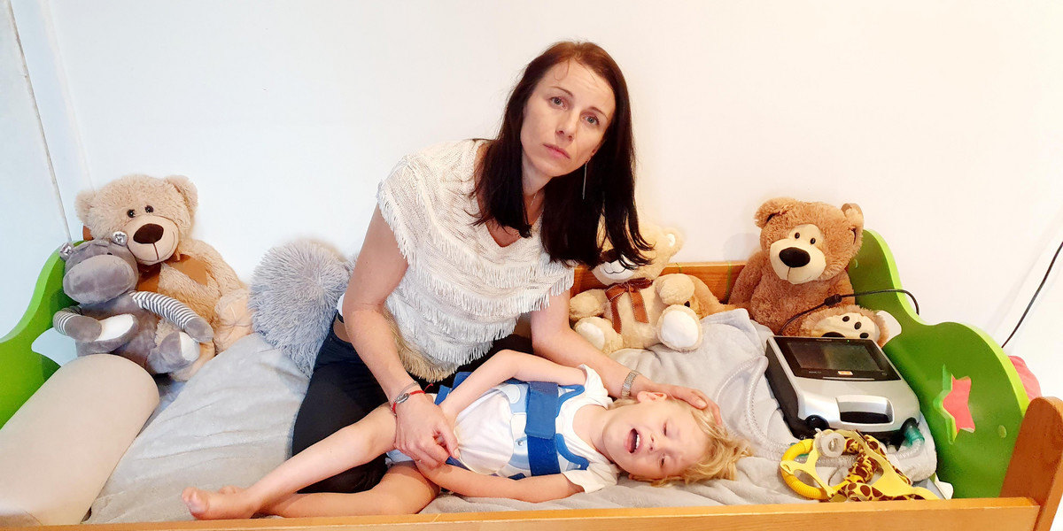 Ewelina Czernecka (36l.) zbiera 9 mln zł na ratowanie ciężko chorego syna 