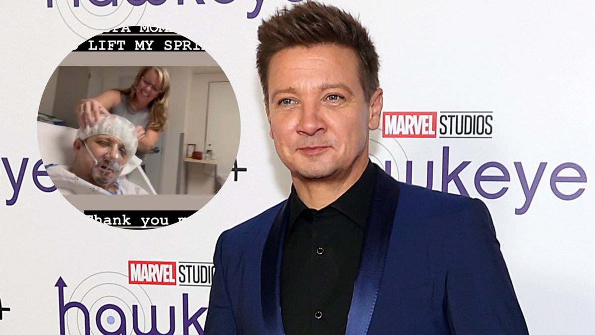 Jeremy Renner nagrał film ze szpitala. Dziękuje za wsparcie