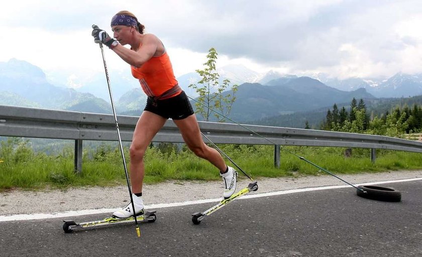 Justyna Kowalczyk trening