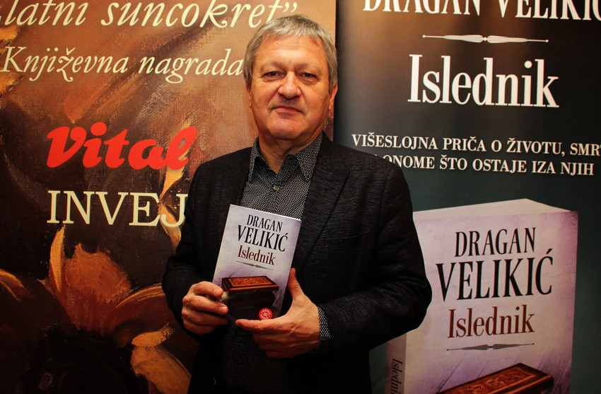 Dragan Velikić, prošlogodišnji dobitnik "Vitalove" nagrade