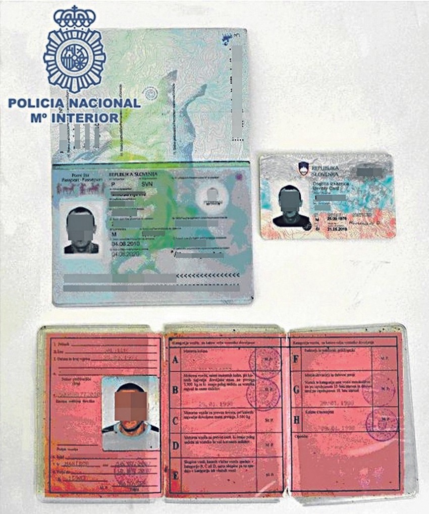 Falisfikovani slovenački pasoš, lična karta i vozačka dozvola