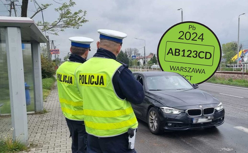 Nowa naklejka na szybę - 1 lipca 2024 roku rusza pierwsza Strefa Czystego Transportu w Warszawie