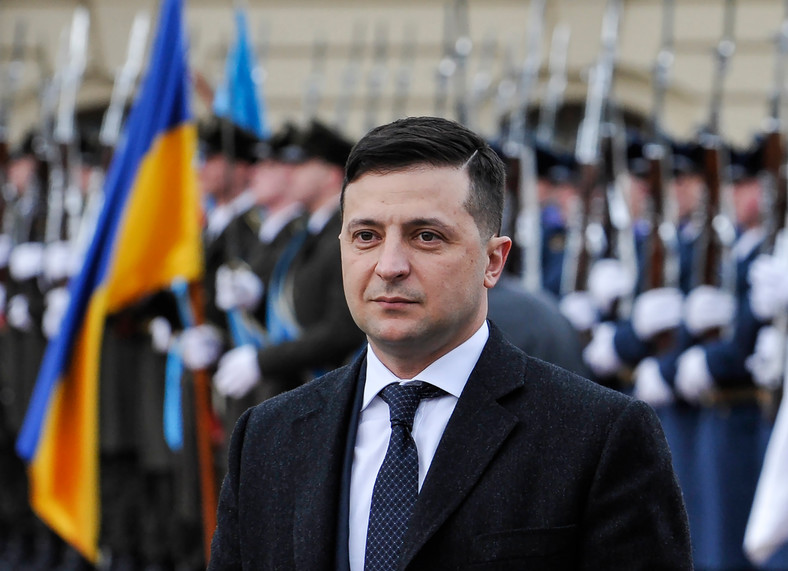 Prezydent Ukrainy Wołodymyr Zełenski 