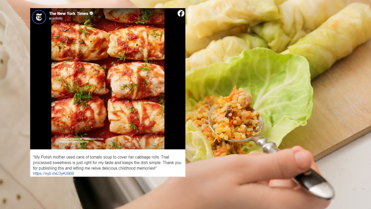 Przepis na polskie gołąbki wywołał kontrowersje. Poszło o składnik sosu