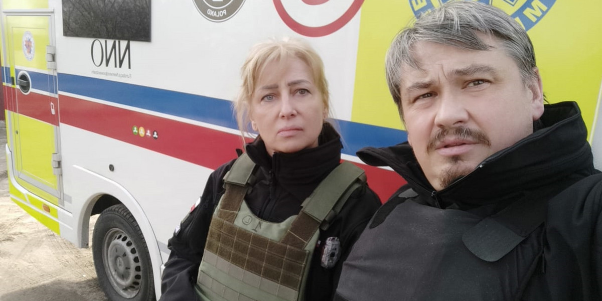 Ks. Wojciech Grzesiak i jego żona Basia jeżdżą z misją do Ukrainy.