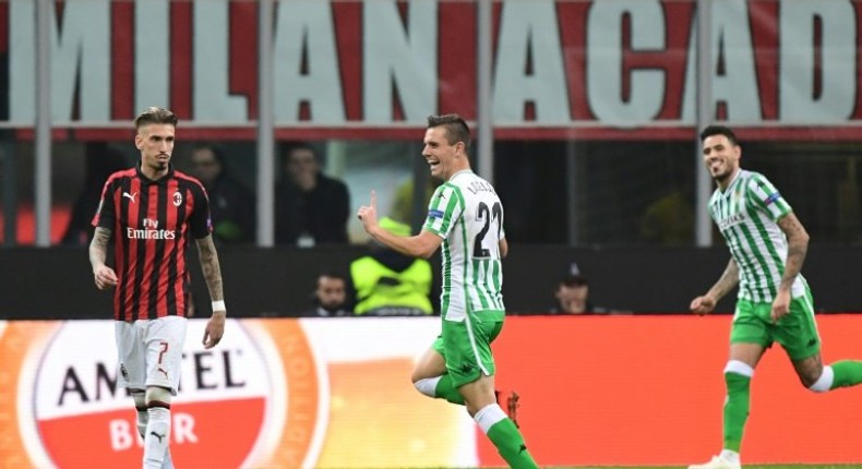 Argentina midfielder Giovani Lo Celso hit the winner for Real Betis at the San Siro