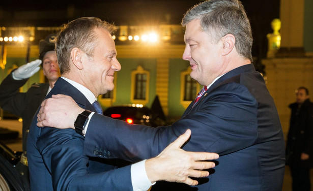 "Nie ma Europy bez Ukrainy". Tusk w Kijowie parafrazuje Jana Pawła II