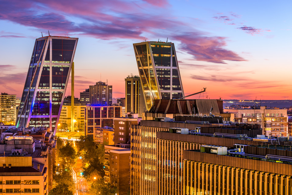 Puerta de Europa, Madryt, Hiszpania