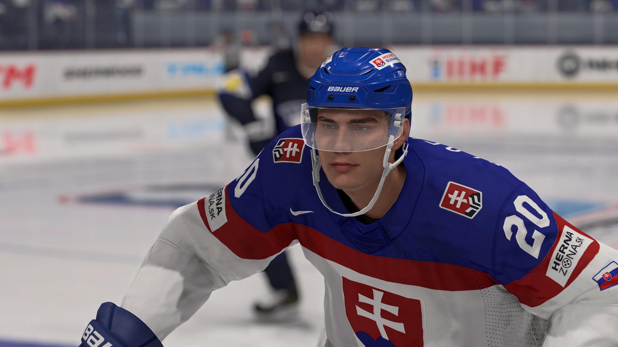 Juraj Slafkovský v drese Slovenska v NHL 23.