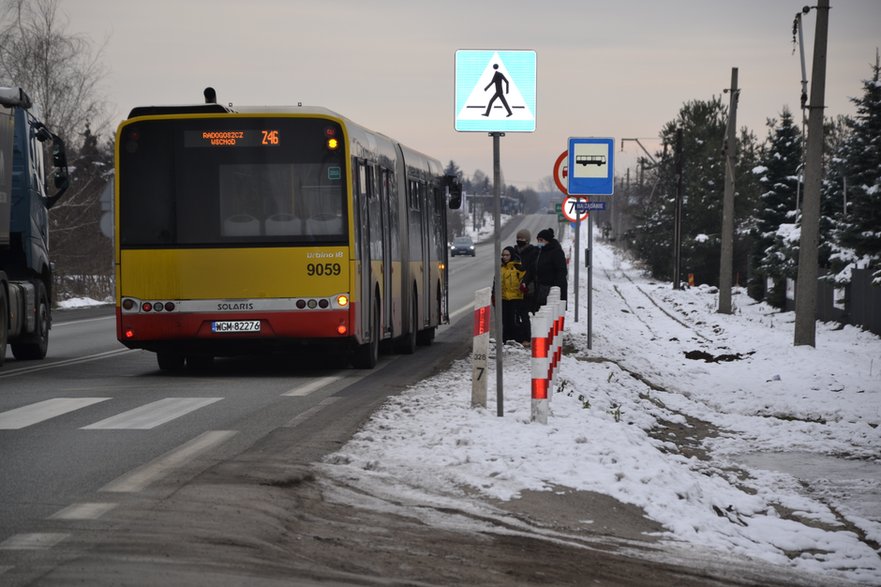 Przejścia dla pieszych na krajowej 91