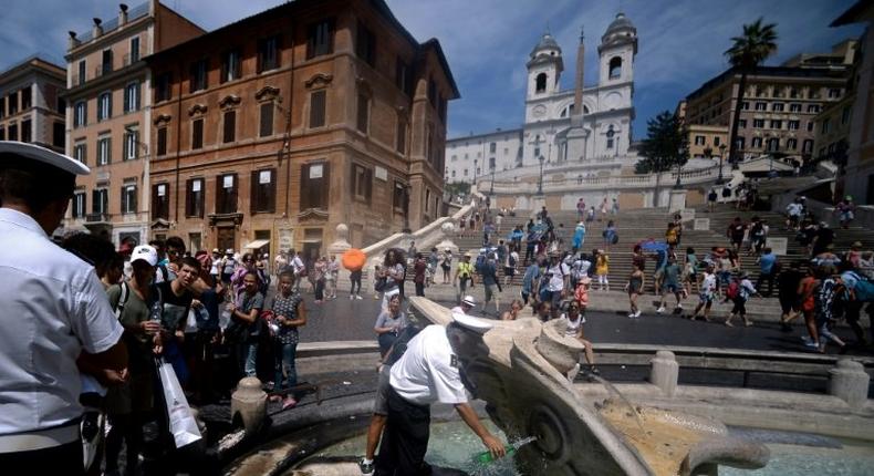 Several areas of Italy including the capital Rome are struggling with water shortages