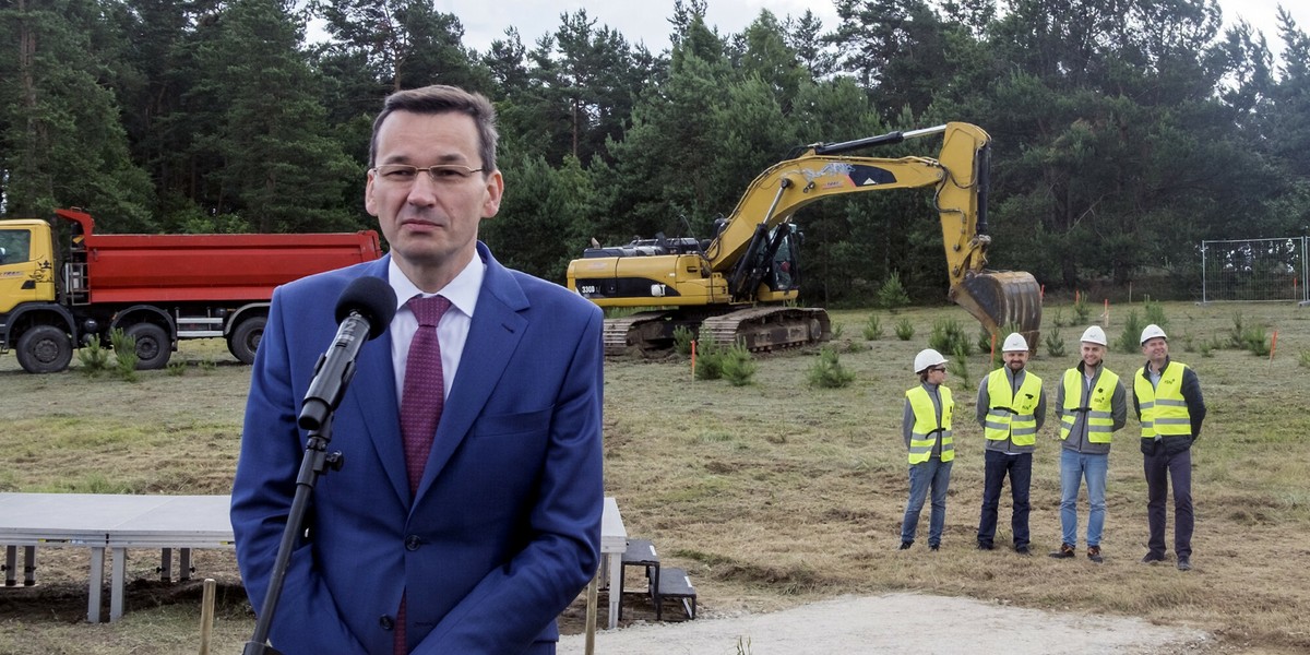 Premier Mateusz Morawiecki chciał zintensyfikować inwestycje, a ich udział w PKB spadł do najniższego poziomu.