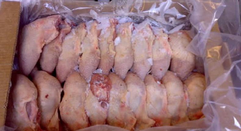 Poulets surgelés