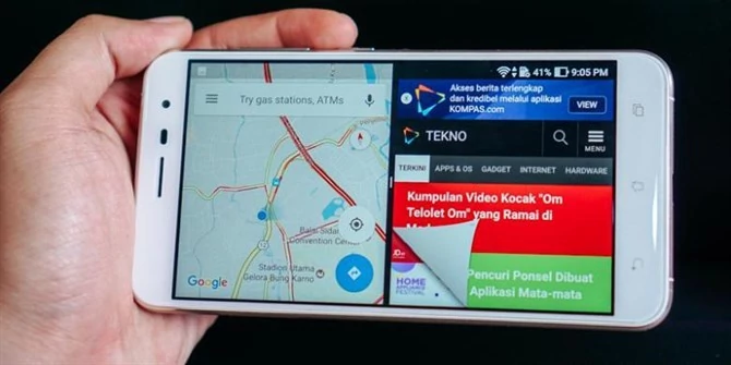 ASUS ZenFone 3 z Androidem 7.0 Nougat - podzielony ekran