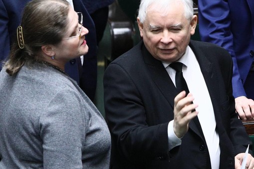 Krystyna Pawłowicz Jarosław Kaczyński 