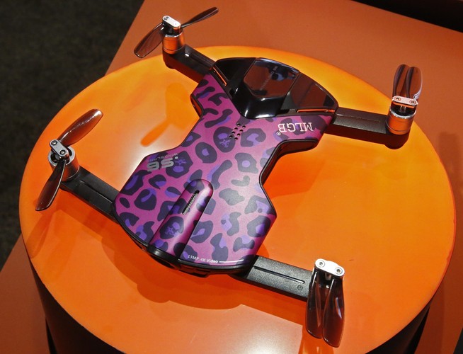 Dron Wingslanda na Międzynarodowej Wystawie Elektroniki Użytkowej w 2018 roku w Las Vegas