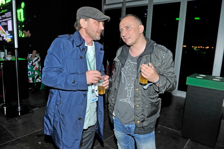 Andrzej Chyra i Mikołaj Lizut na Open'erze