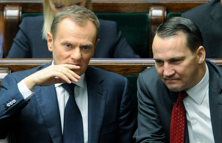 Radosław Sikorski i jego śmieszne miny