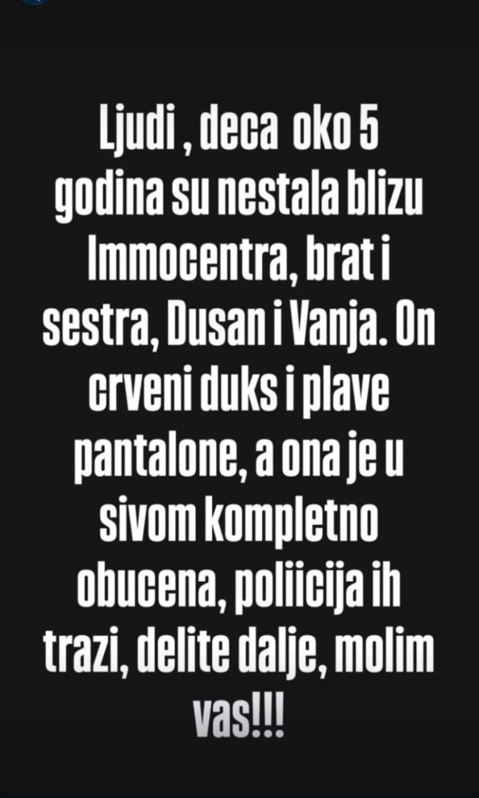 Objava koja je kružila društvenim mrežama 