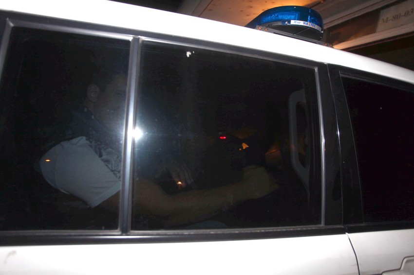 Kristijan u policijskim kolima