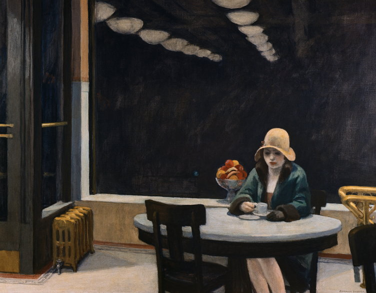 Edward Hopper — "Automat"