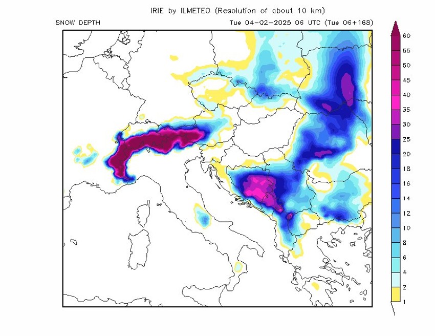 Da li će pasti sneg zavisi od formiranja ciklona