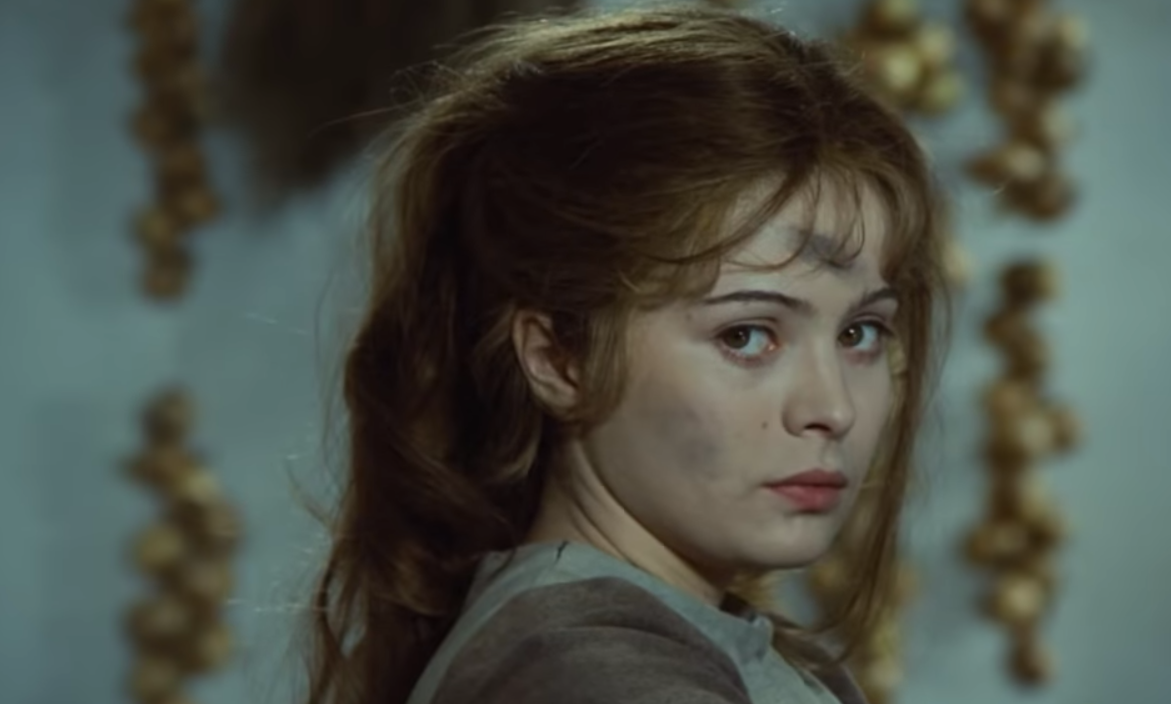 Česká herečka Libuše Šafránková vo filme Tři oříšky pro Popelku.