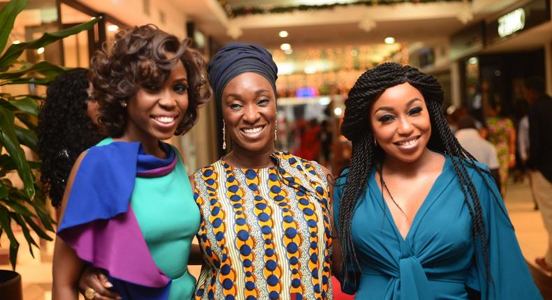 Lala Akindoju, Rita Dominic, Funke Aofiyebi at AFRIFF 2015