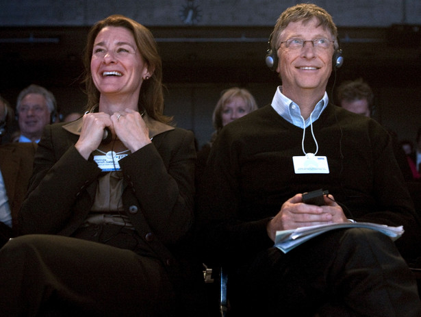 Bill i Melinda Gates w Davos na Światowym Forum Ekonomicznym