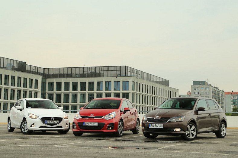 Kia Rio, Mazda 2, Skoda Fabia