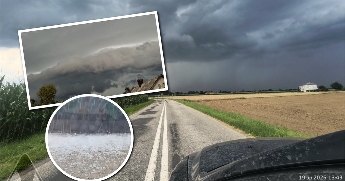 Nawałnice w Polsce 19 lipca: burze, grad i przerwy w dostawie energii