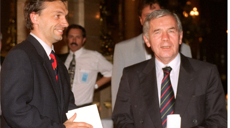 Orbán Viktor és Horn Gyula 1998-ban megmérkőzött egymással a parlamenti választásokon/MTI-Földi Imre