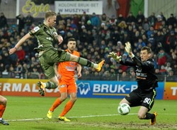 Ekstraklasa: Blamaż Legii w Niecieczy. Termalica spuściła jej srogie lanie