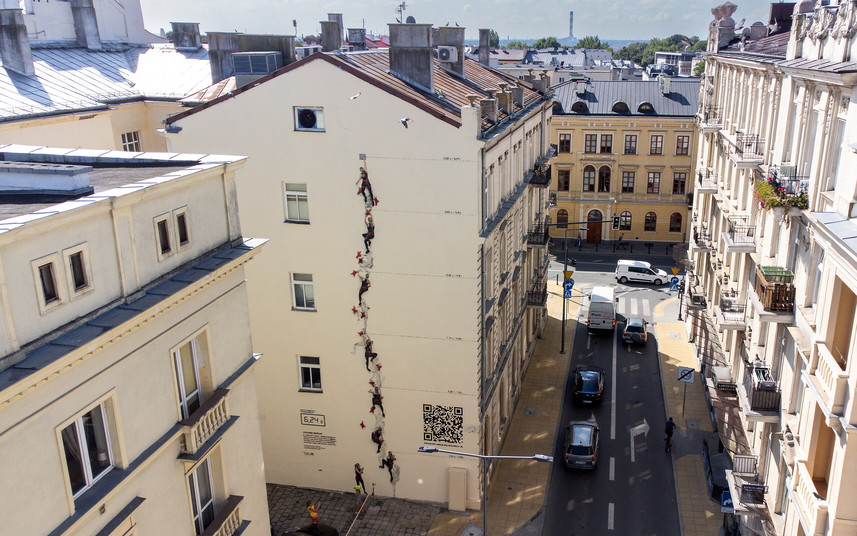 Aleksandra Mirosław ma swój mural w Lublinie. Jest już nie aktualny