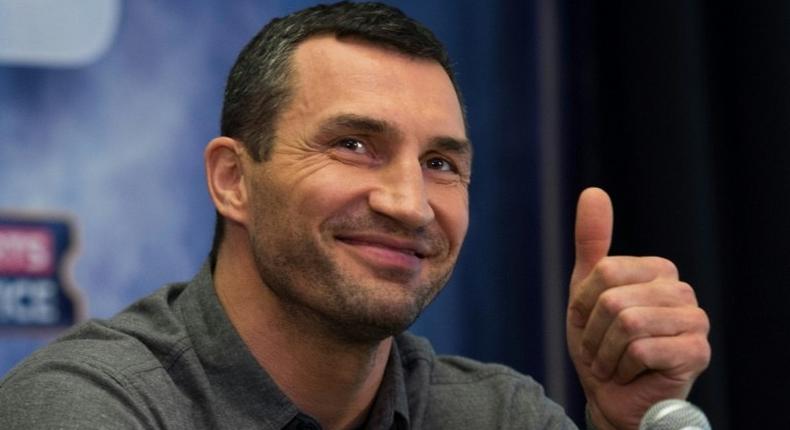 Ukraine's former heavyweight champion Wladimir Klitschko