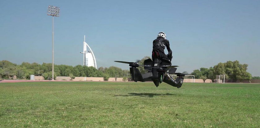Dogonią przestępców na latających motocyklach! Szykuje się wielka rewolucja w dubajskiej policji