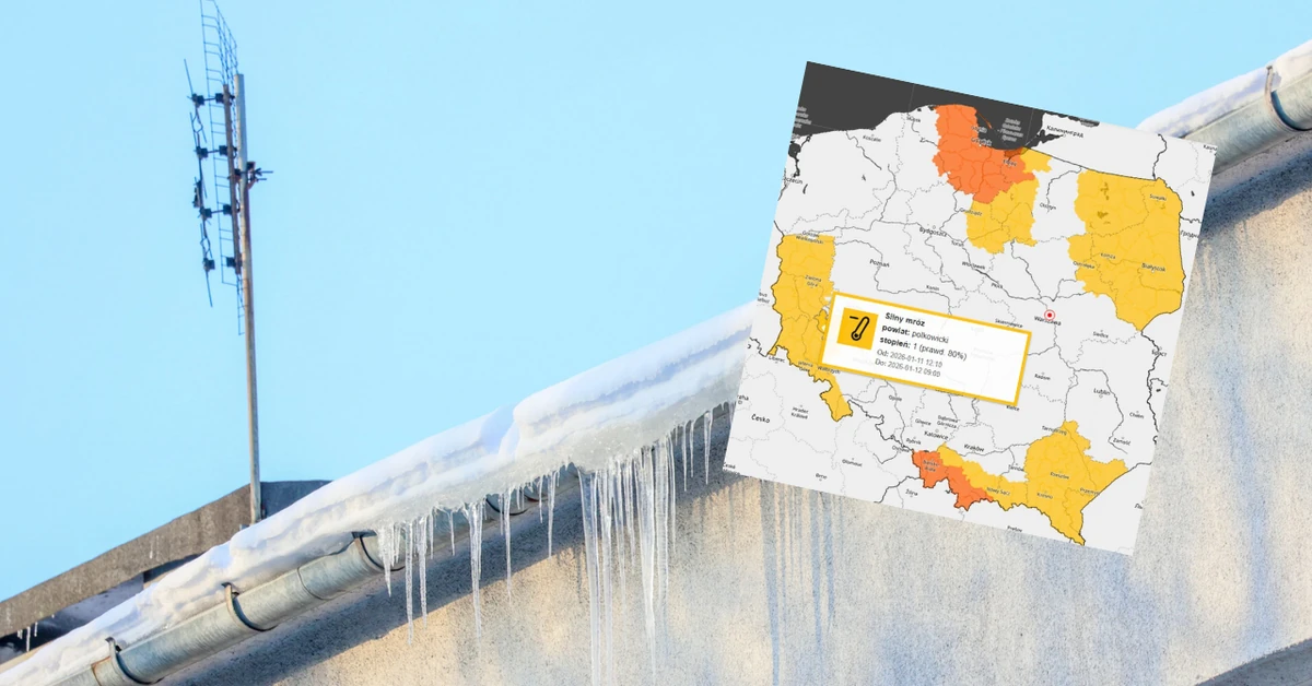 Kulminacja chłodu dopiero przed nami. Alerty IMGW. Dziś zawieje i zamiecie śnieżne