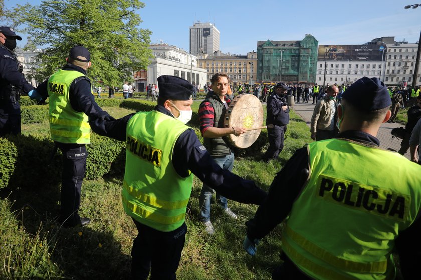 Protest przedsiębiorców w Warszawie