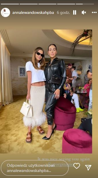 Anna Lewandowska i Georgina Rodriguez