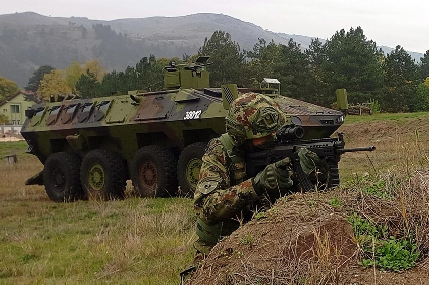 Novi vojnici na obuci u pešadijskim jedinicama