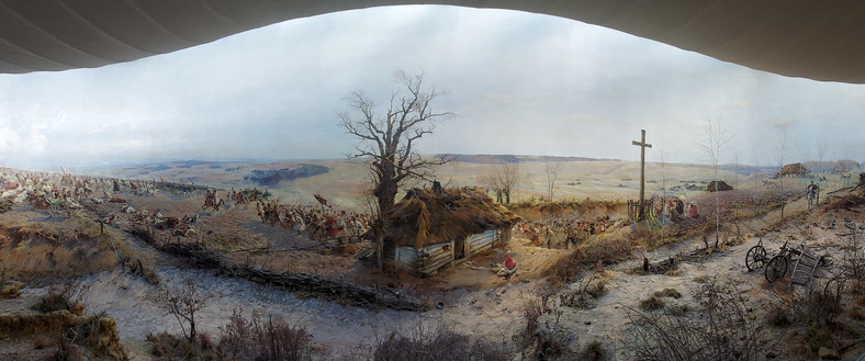 Fragment obrazu "Panorama Racławicka"