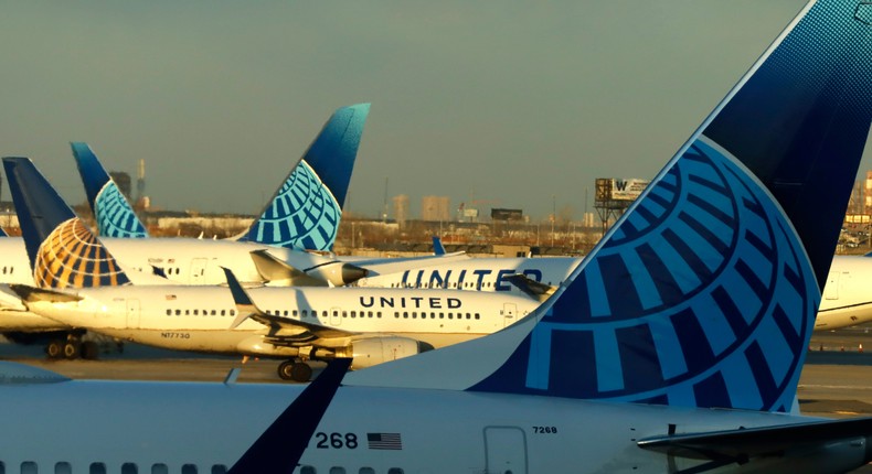 United Airlines planes parked at gates at Terminal C at Newark Liberty AirportGary Hershorn/Getty Images