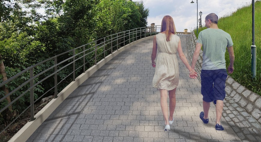 Pojawią się na bastionie pochwyty dla ośób z niepełnosprawnosciami