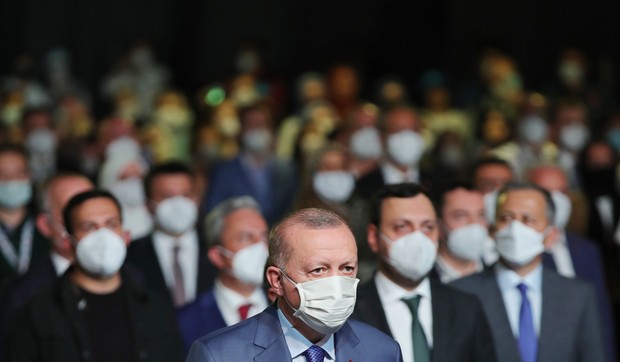 Redžep Tajip Erdogan na ceremoniji postavljanja kamena temeljca za Istanbulski kanal